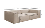 Lade das Bild in den Galerie-Viewer, Luxuriöses Designer Sofa Lesley 3-Sitzer: Modern, Komfortabel &amp; Vielseitig in Stoff
