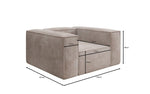 Lade das Bild in den Galerie-Viewer, Lesley Designer Cord Sofa: Modernes, Bequemes Wohnzimmer-Sofa mit Robuster Polsterung
