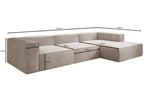 Lade das Bild in den Galerie-Viewer, Luxuriöses L-Form Samtsofa Lesley – Modernes Design, Hoher Komfort für Ihr Zuhause
