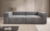 Luxuriöses Designer Samt Sofa Lesley 3-Sitzer – Eleganz trifft Komfort