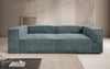 Luxuriöses 3-Sitzer Cord Sofa Lesley: Modernes Design & Komfort