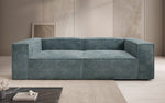 Lade das Bild in den Galerie-Viewer, Luxuriöses 3-Sitzer Cord Sofa Lesley: Modernes Design &amp; Komfort
