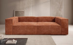 Lade das Bild in den Galerie-Viewer, Luxuriöses 3-Sitzer Cord Sofa Lesley: Modernes Design &amp; Komfort
