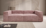 Lade das Bild in den Galerie-Viewer, Luxuriöses 3-Sitzer Cord Sofa Lesley: Modernes Design &amp; Komfort

