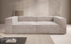 Luxuriöses 3-Sitzer Cord Sofa Lesley: Modernes Design & Komfort