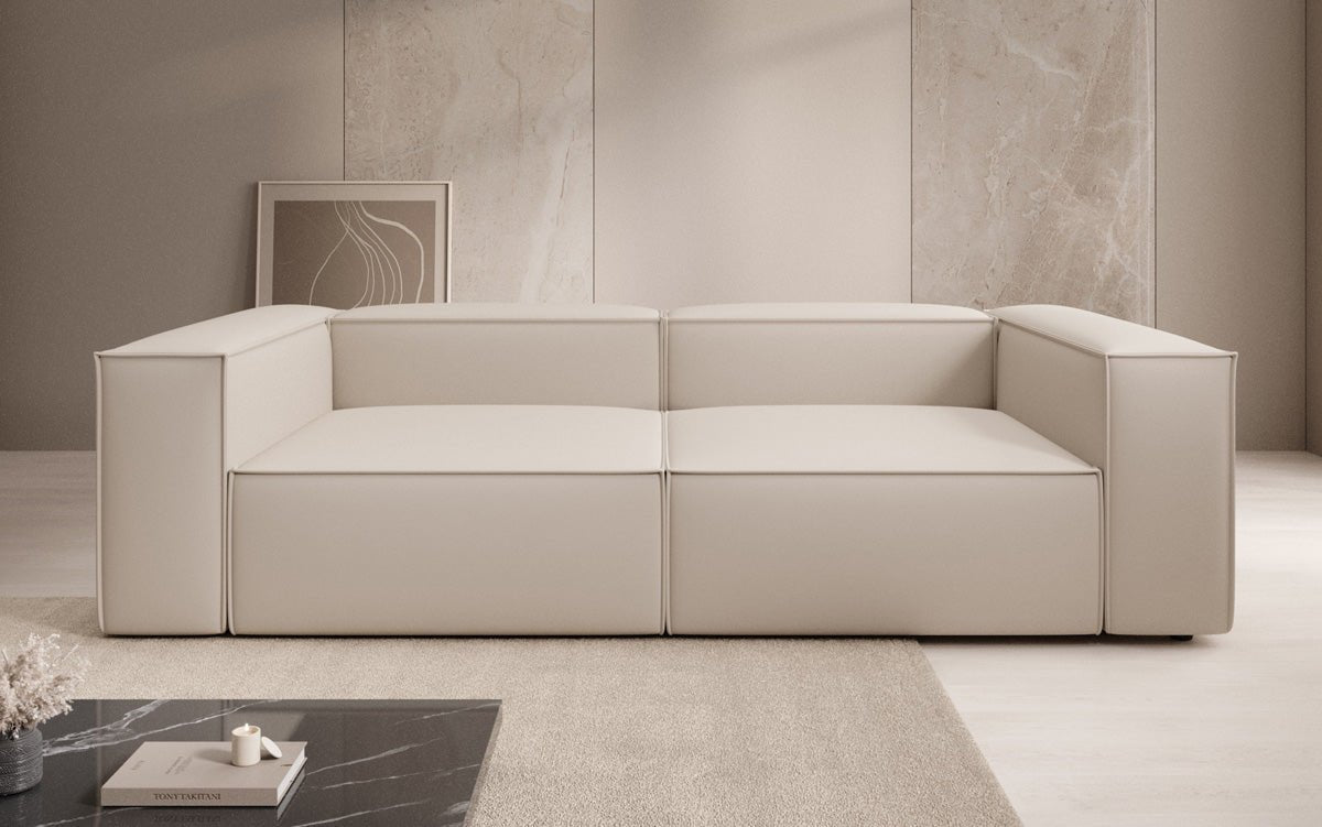 Luxuriöses Designer Sofa Lesley 3-Sitzer: Modern, Komfortabel & Vielseitig in Stoff