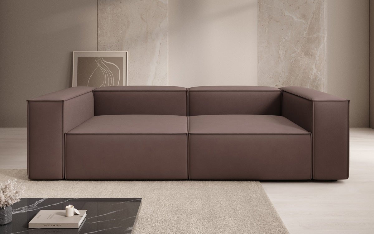 Luxuriöses Designer Sofa Lesley 3-Sitzer: Modern, Komfortabel & Vielseitig in Stoff