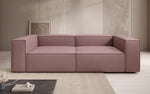 Lade das Bild in den Galerie-Viewer, Luxuriöses Designer Sofa Lesley 3-Sitzer: Modern, Komfortabel &amp; Vielseitig in Stoff
