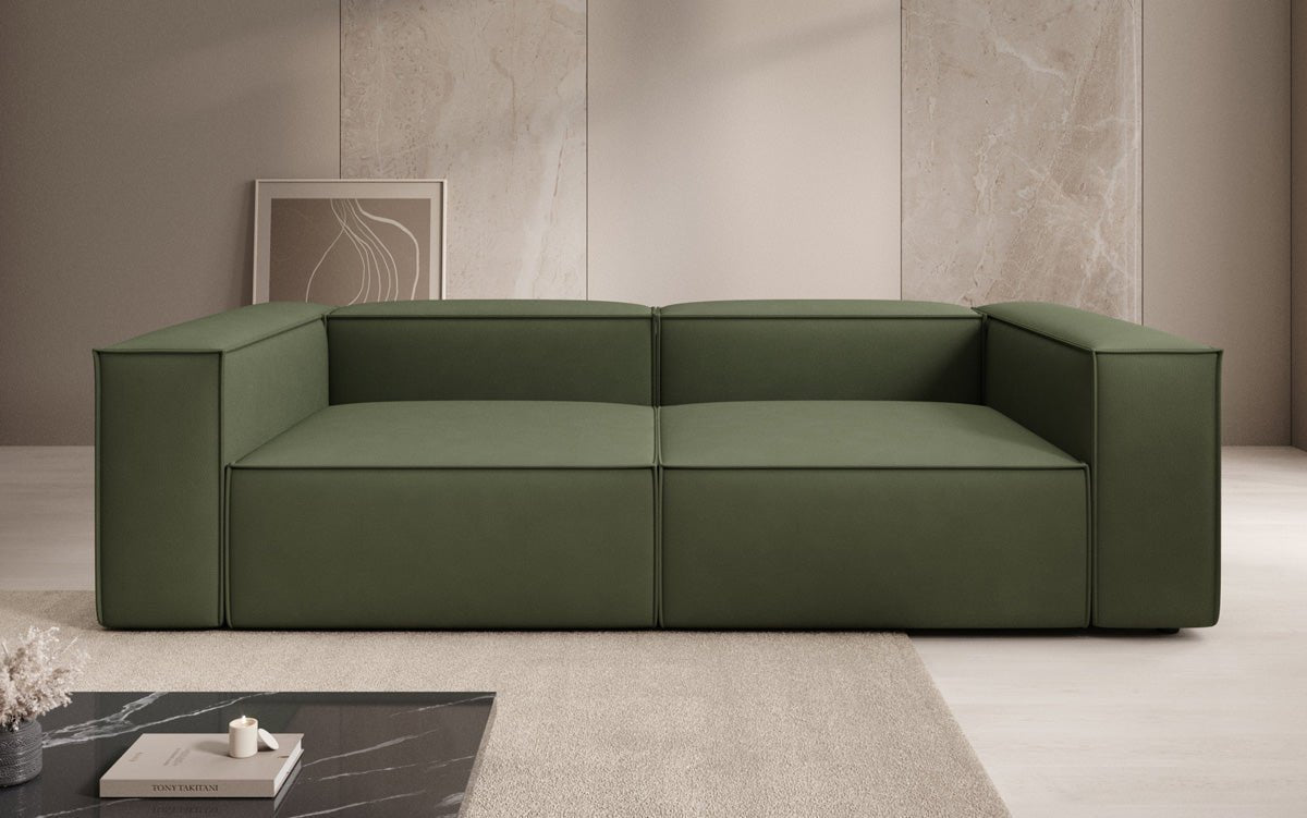 Luxuriöses Designer Sofa Lesley 3-Sitzer: Modern, Komfortabel & Vielseitig in Stoff