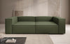Luxuriöses Designer Sofa Lesley 3-Sitzer: Modern, Komfortabel & Vielseitig in Stoff