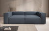 Luxuriöses Designer Sofa Lesley 3-Sitzer: Modern, Komfortabel & Vielseitig in Stoff