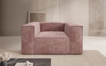 Lade das Bild in den Galerie-Viewer, Lesley Designer Cord Sofa: Modernes, Bequemes Wohnzimmer-Sofa mit Robuster Polsterung
