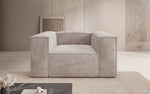 Lade das Bild in den Galerie-Viewer, Lesley Designer Cord Sofa: Modernes, Bequemes Wohnzimmer-Sofa mit Robuster Polsterung
