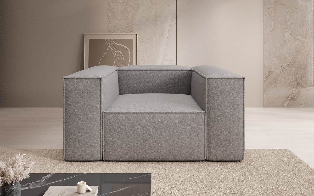 Lesley Luxus Designer Sofa-Sessel – Moderner Bouclé Armlehnstuhl für Ihr Wohnzimmer