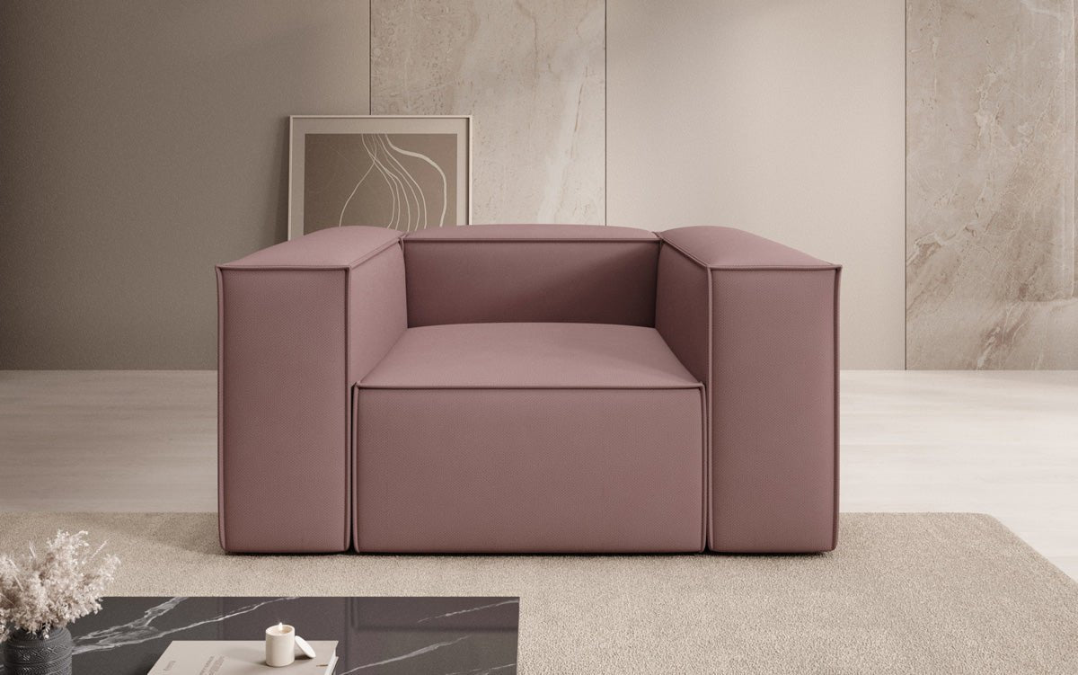 Lesley Designer Polstersessel: Komfortabler Stoff Armstuhl für Modernes Wohnzimmer