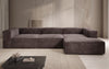 Gemütliches Lesley Cord-Ecksofa: Modernes L-Sofa für Stilvolles Wohnen