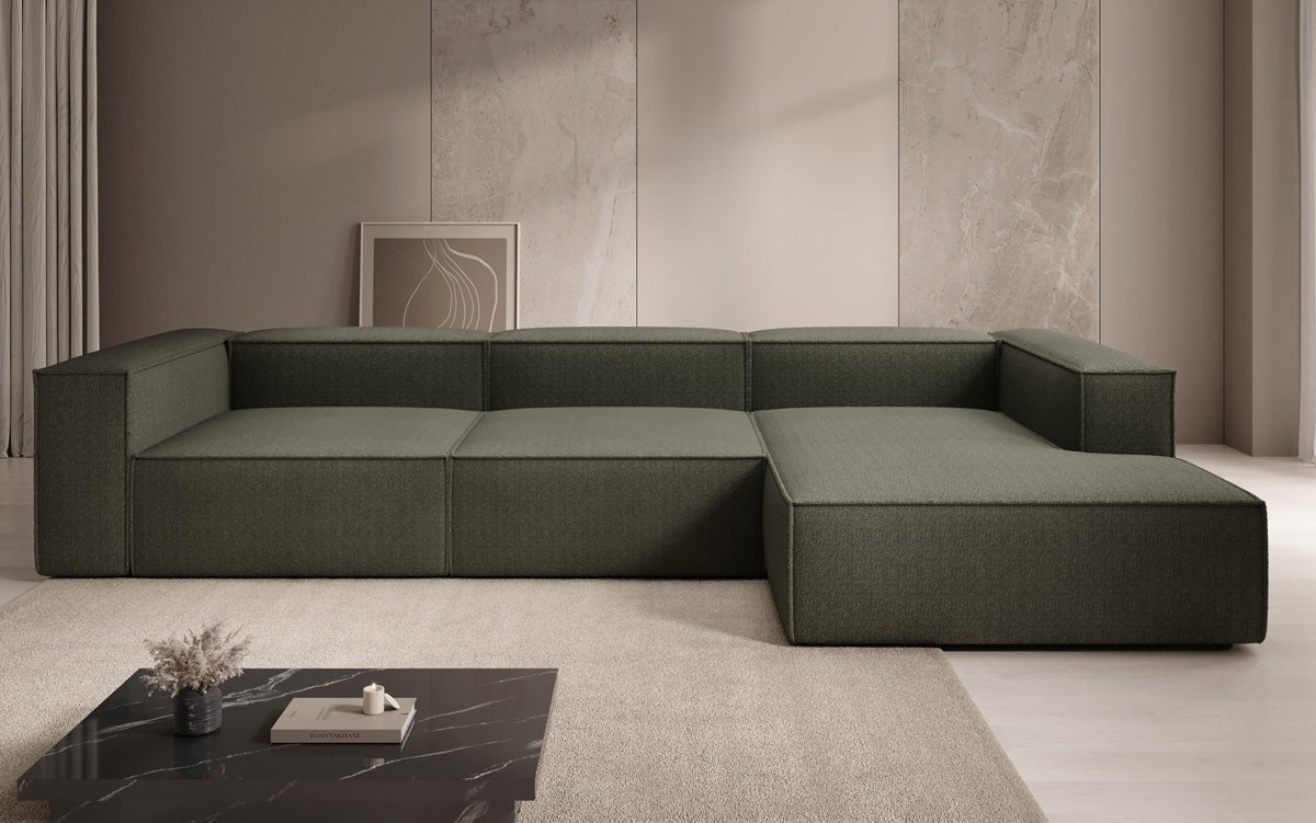 Luxuriöses Designer L-Sofa Lesley in Bouclé – Modern, Komfortabel, Elegante L-Form