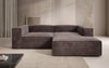 Luxuriöses Ecksofa Lesley L-Form in Cordstoff – Komfort trifft Design