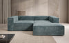 Luxuriöses Ecksofa Lesley L-Form in Cordstoff – Komfort trifft Design