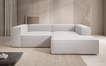 Lade das Bild in den Galerie-Viewer, Luxuriöses L-Form Designer Sofa Lesley Mini – Weicher Bouclé, Modern, Komfortabel
