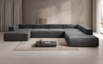 Lade das Bild in den Galerie-Viewer, Luxuriöses Designer U-Form Samtsofa Lesley XXL – Elegante, Moderne Wohnzimmer-Couch
