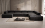 Lade das Bild in den Galerie-Viewer, Luxuriöses Designer U-Form Samtsofa Lesley XXL – Elegante, Moderne Wohnzimmer-Couch
