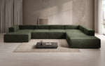 Lade das Bild in den Galerie-Viewer, Luxuriöses Designer U-Form Samtsofa Lesley XXL – Elegante, Moderne Wohnzimmer-Couch
