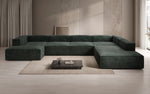Lade das Bild in den Galerie-Viewer, Luxuriöses Lesley U-Form Cordsofa XXL – Modernes Design für Ihr Wohnzimmer
