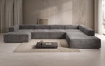 Lade das Bild in den Galerie-Viewer, Luxuriöses Lesley U-Form Cordsofa XXL – Modernes Design für Ihr Wohnzimmer
