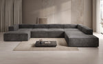 Lade das Bild in den Galerie-Viewer, Luxuriöses Lesley U-Form Cordsofa XXL – Modernes Design für Ihr Wohnzimmer
