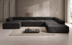 Lade das Bild in den Galerie-Viewer, Luxuriöses Lesley U-Form Cordsofa XXL – Modernes Design für Ihr Wohnzimmer
