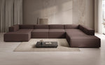 Lade das Bild in den Galerie-Viewer, Luxuriöses Designer U-Form Ecksofa XXL – Modernes Stoffsofa für Wohnzimmer
