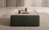 Lesley Samt Beistellhocker Couchtisch mit Verstecktem Stauraum Elegantes Wohnzimmer