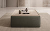 Lesley Bouclé Multifunktions-Hocker: Eleganter Couchtisch mit Verstecktem Stauraum