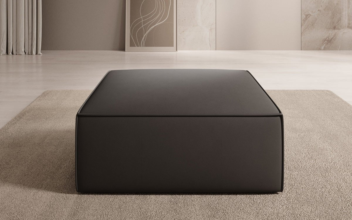 Lesley Beistellhocker Stoff – Moderner Ottoman für Vielseitiges Wohnzimmer-Design
