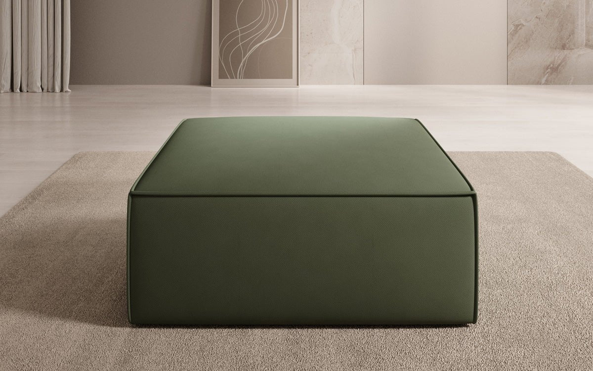 Lesley Beistellhocker Stoff – Moderner Ottoman für Vielseitiges Wohnzimmer-Design