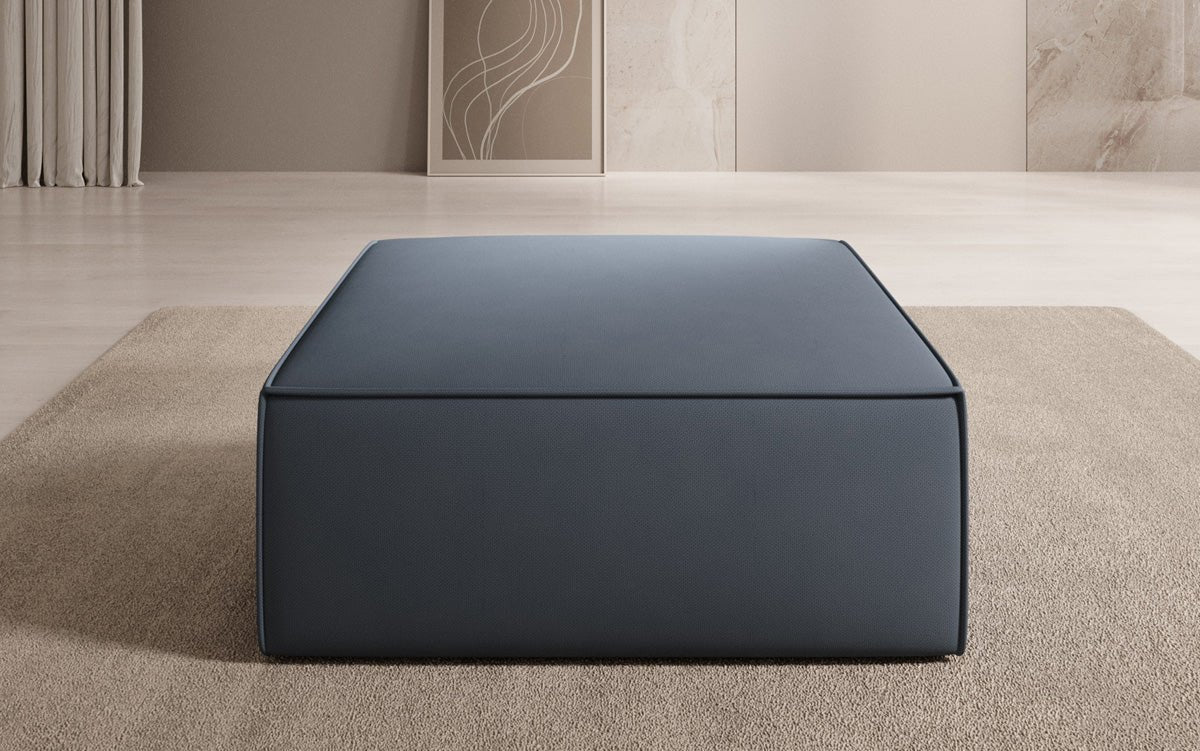 Lesley Beistellhocker Stoff – Moderner Ottoman für Vielseitiges Wohnzimmer-Design