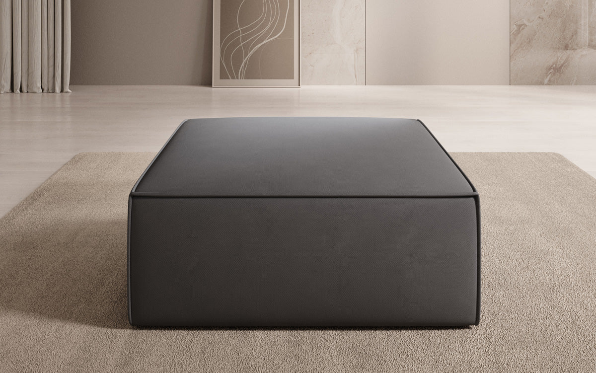 Lesley Beistellhocker Stoff – Moderner Ottoman für Vielseitiges Wohnzimmer-Design