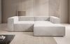 Luxuriöses Ecksofa Lesley Mini Samt: Modernes Design für Ihr Wohnzimmer