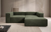Luxuriöses Ecksofa Lesley Mini Samt: Modernes Design für Ihr Wohnzimmer