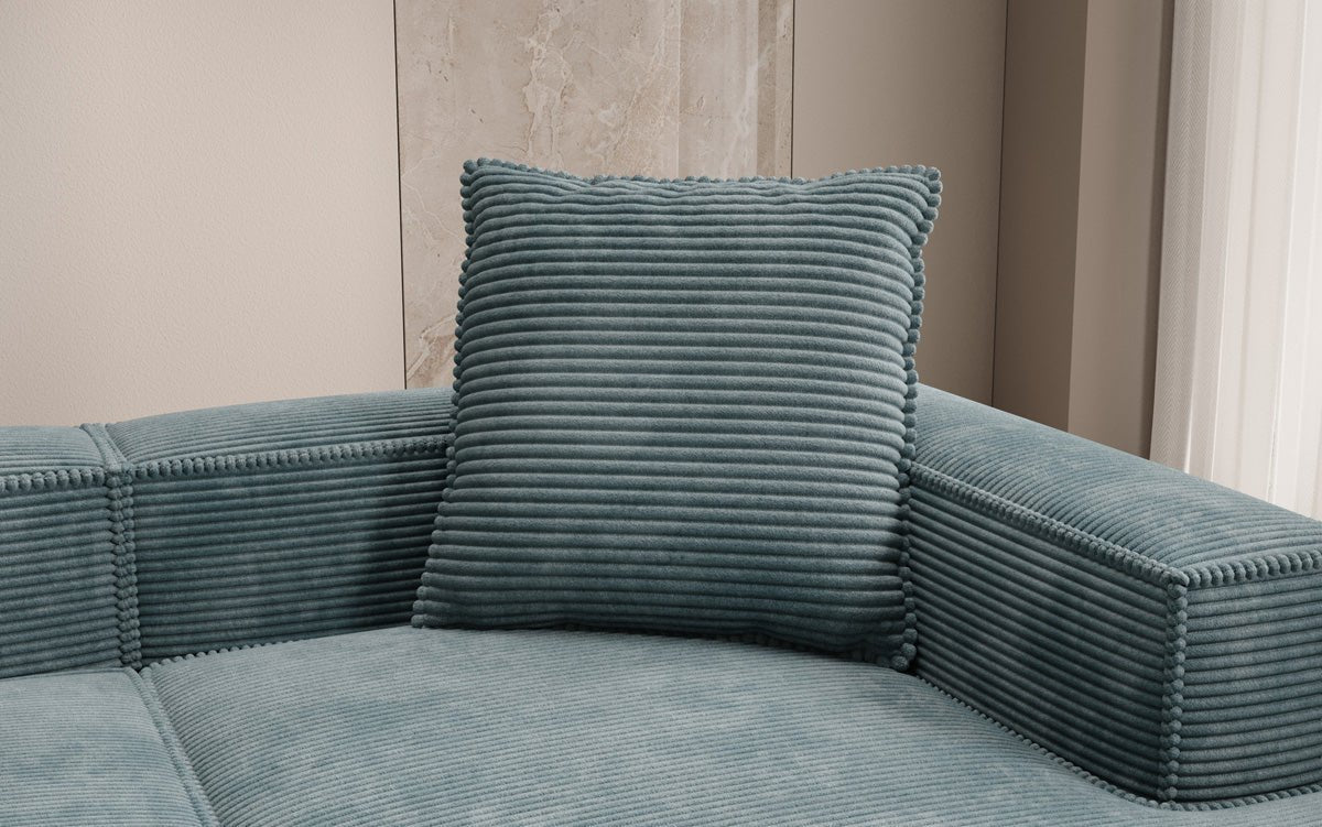 Lesley Luxus Cord Kissen 60x60 cm – Weich, Stilvoll, Perfekt für Sofa & Bett