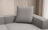 Luxuriöses Bouclé Zierkissen Lesley 60x60 cm für Sofa und Bett
