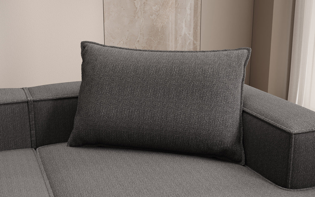 Lesley Bouclé Zierkissen 45x80 cm – Weich, Gemütlich, Stilvoll für Sofa & Bett