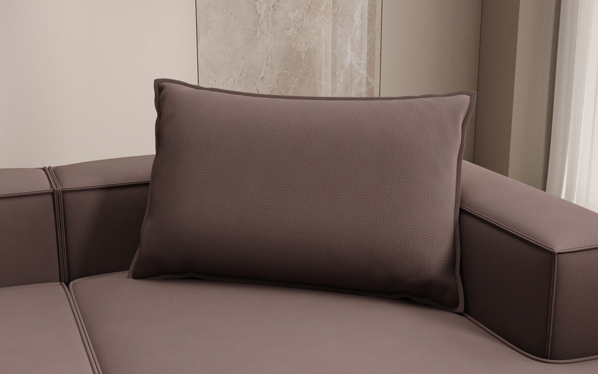 Lesley Dekokissen Modern Komfort 45x80 cm Stoff. Stilvolles Zierkissen für Couch & Bett