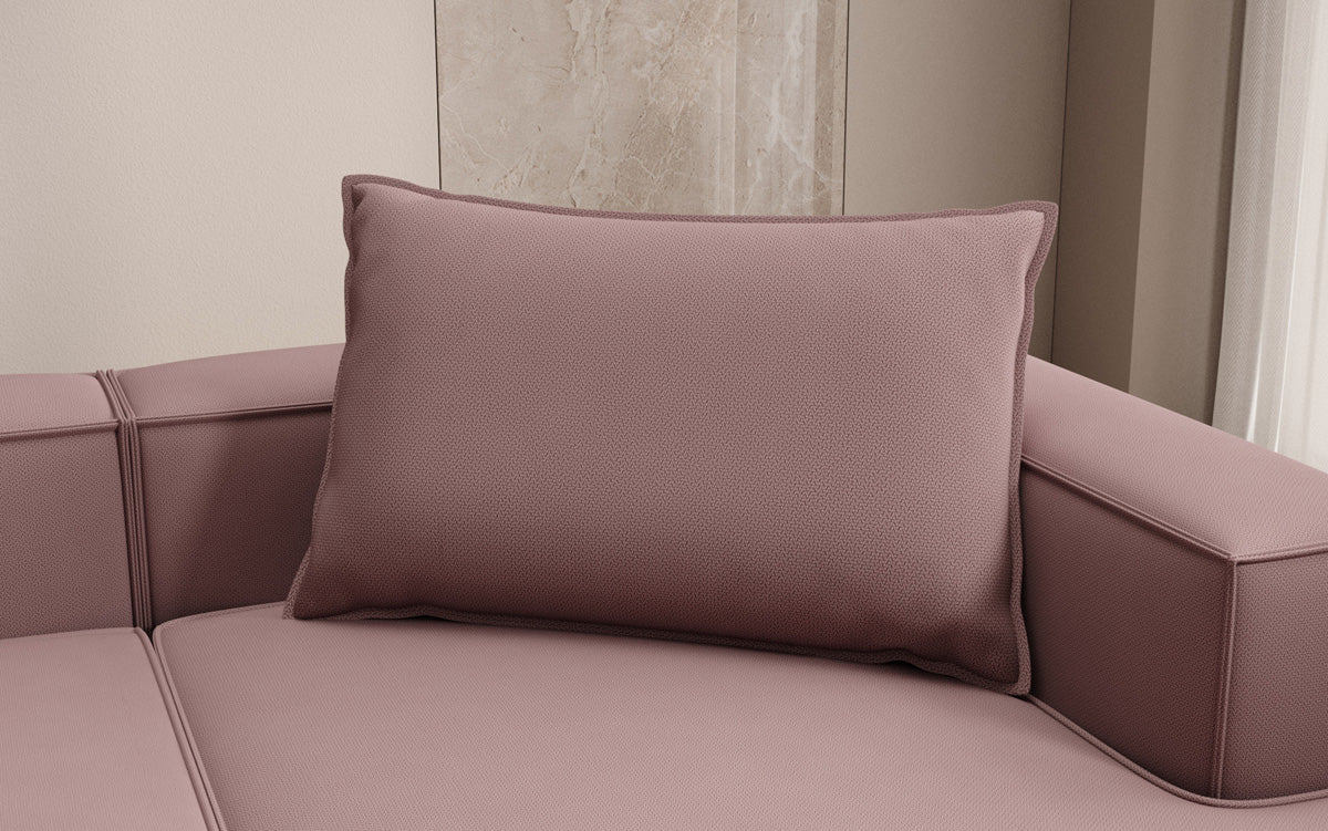 Lesley Dekokissen Modern Komfort 45x80 cm Stoff. Stilvolles Zierkissen für Couch & Bett
