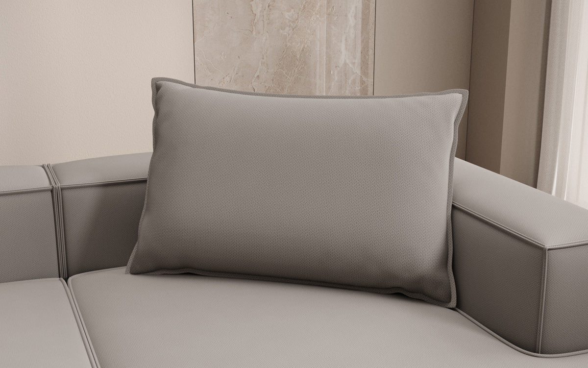Lesley Dekokissen Modern Komfort 45x80 cm Stoff. Stilvolles Zierkissen für Couch & Bett