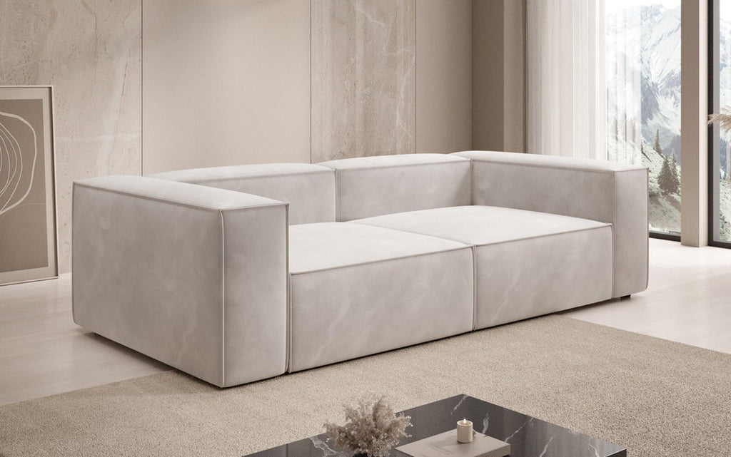 Luxuriöses Designer Samt Sofa Lesley 3-Sitzer – Eleganz trifft Komfort