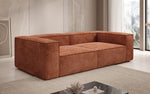 Lade das Bild in den Galerie-Viewer, Luxuriöses 3-Sitzer Cord Sofa Lesley: Modernes Design &amp; Komfort
