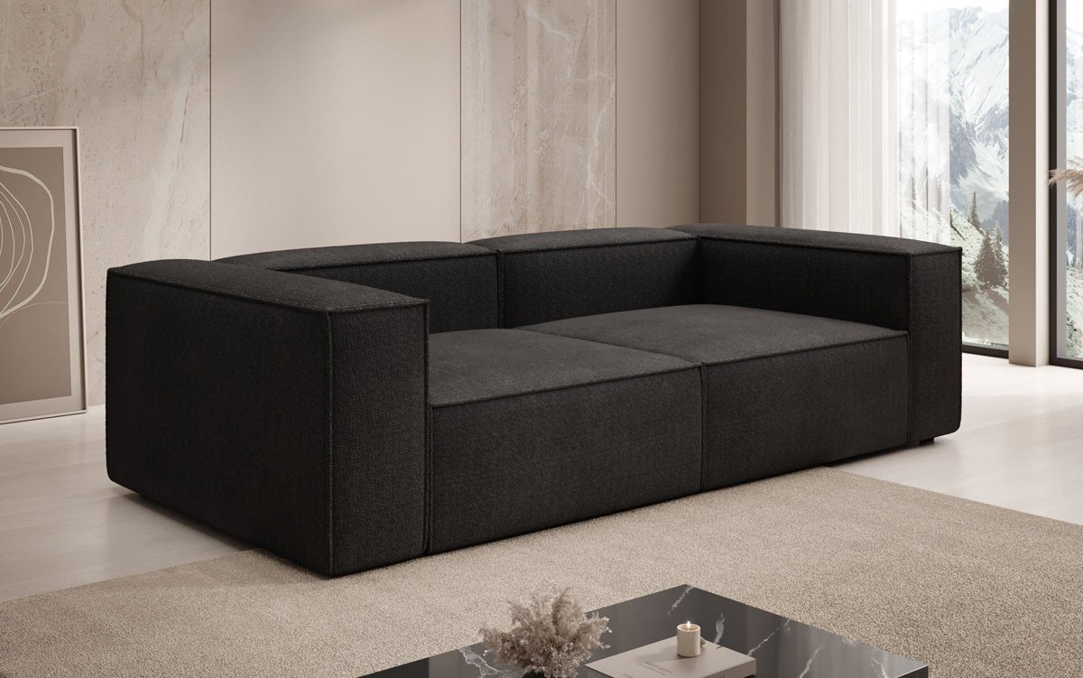 Lesley Luxuriöses Designer 3-Sitzer Sofa: Modernes Bouclé-Meisterwerk für Ihr Wohnzimmer