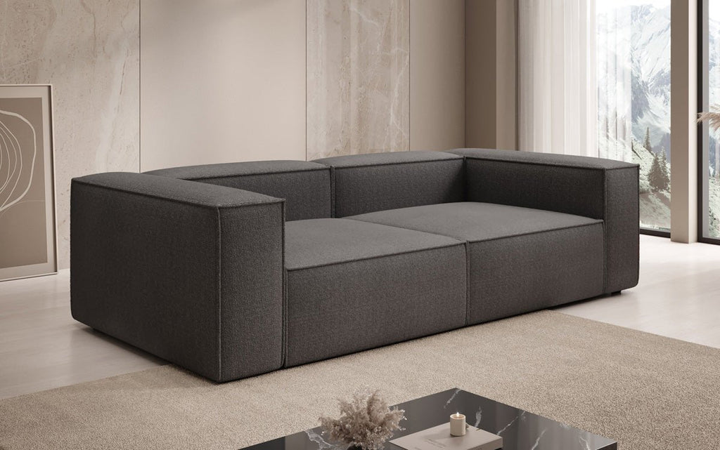 Lesley Luxuriöses Designer 3-Sitzer Sofa: Modernes Bouclé-Meisterwerk für Ihr Wohnzimmer